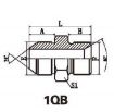 Slika Reducir M16x1,5 - G 3/8 - muški JIC 37