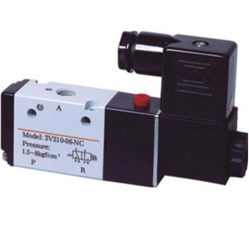 Slika 3V210-06 - Elektromagnetni razvodnik sa 1 magnetom 220V, 3/2