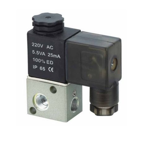 Slika 3V1-06 - Elektromagnetni razvodnik sa 1 magnetom 24V, 3/2