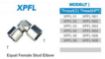 Slika XPFL 04 1/2-1/2 - Kolenasti metalni priključak, ženski