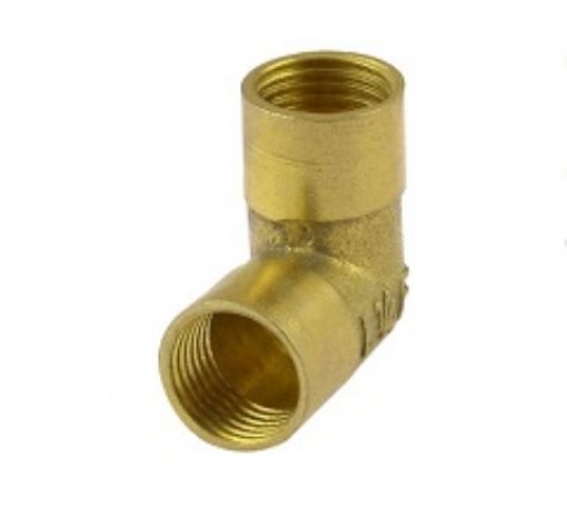 Slika XPFL 03 3/8-3/8 - Kolenasti metalni priključak, ženski
