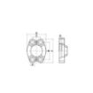 Slika PL-FL-24 - 1-1/2 - Polutka za prirubnice (3000 psi)